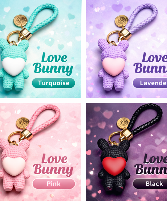 Love Bunny Key Ring